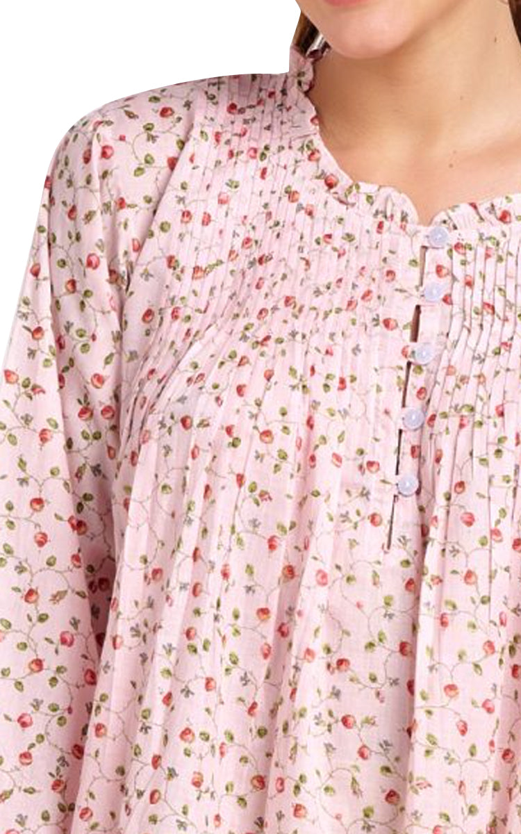Arabella MATCHING SET Sonia Robe & Marie Nightie in Rosebud Print MD-757i and MD-75i