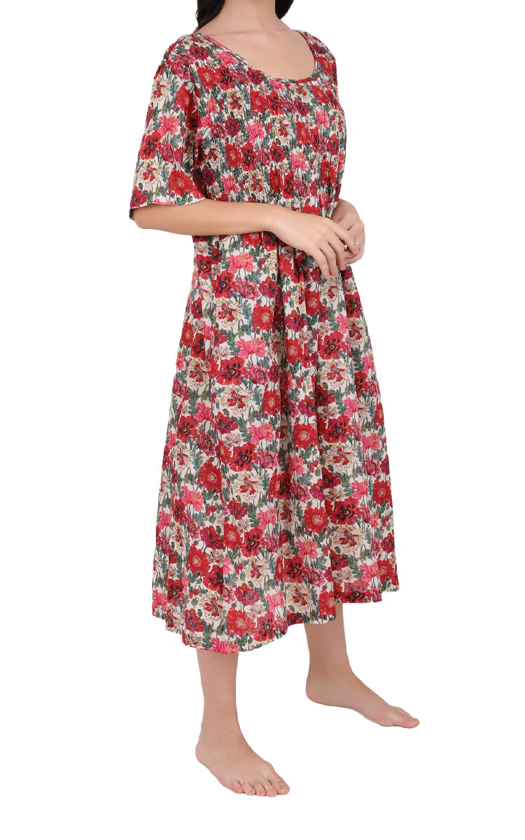 Arabella Cotton Nightie for Women Shop Online Australia and New Zealand MD-83F4