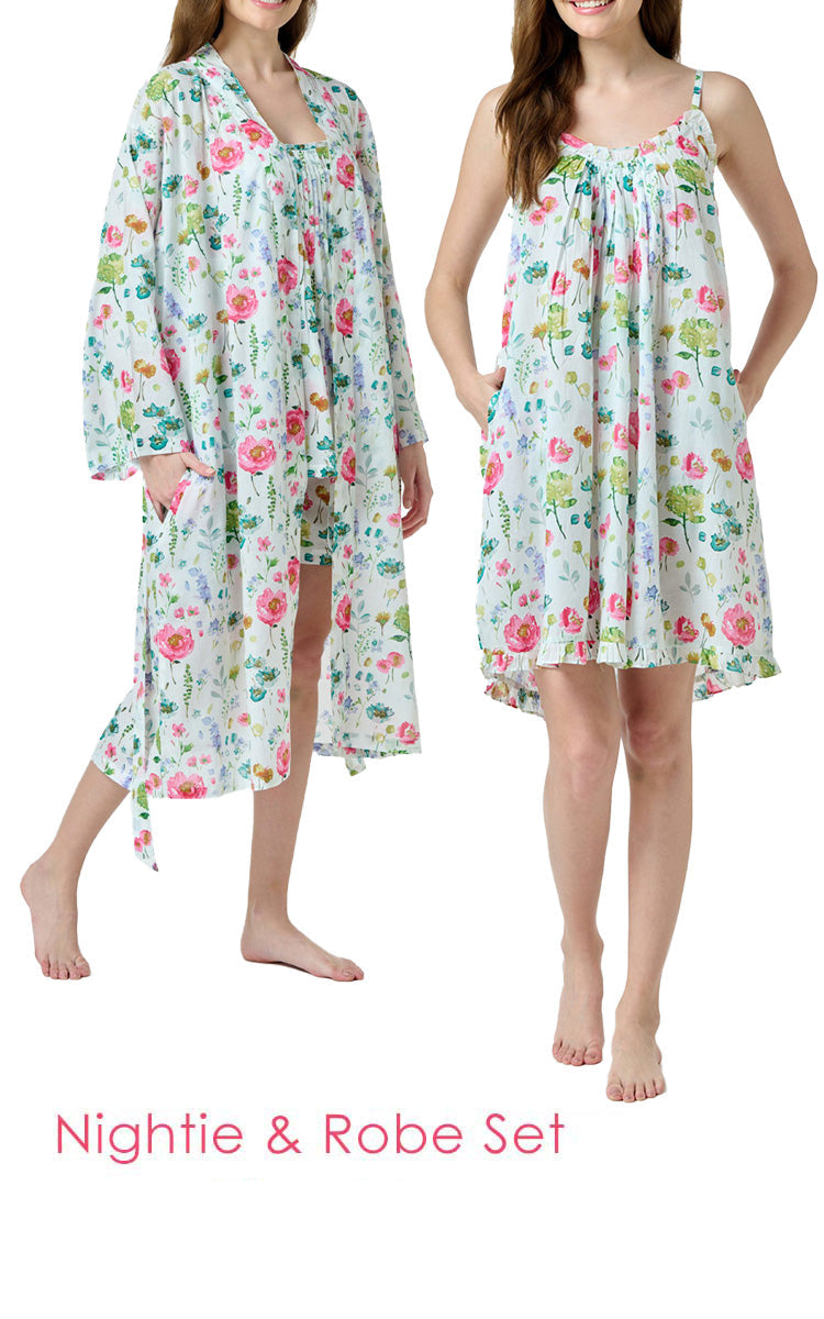 Arabella Cotton nightie and robe set gift set australia