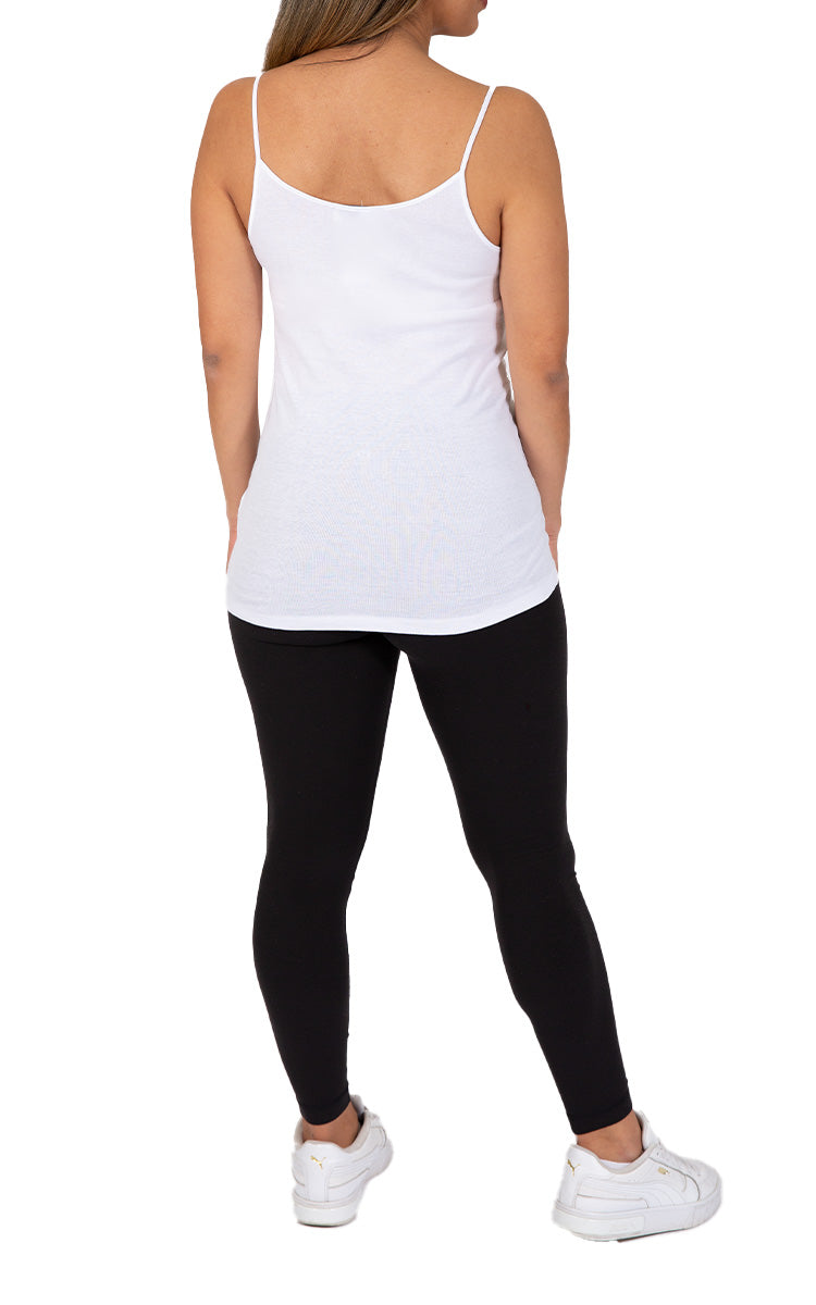 Emmebivi cotton singlet and camisole in white Australia