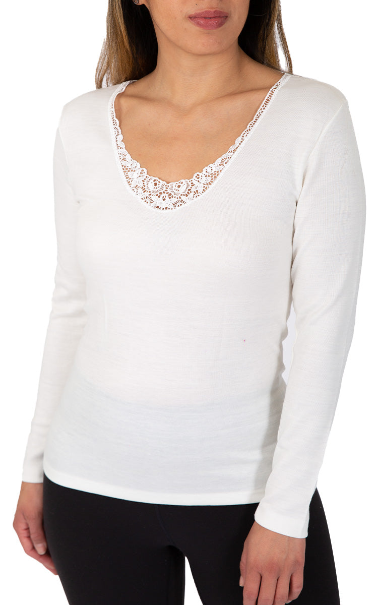 Emmebivi Spencer with lace in ivory Australia