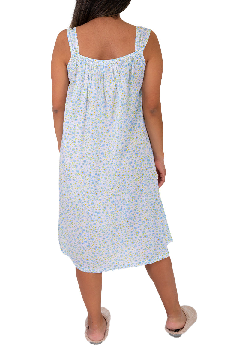 Pure cotton summer nightie with daisy print perfect for womens sleepwear sold online Austalia and New Zealand