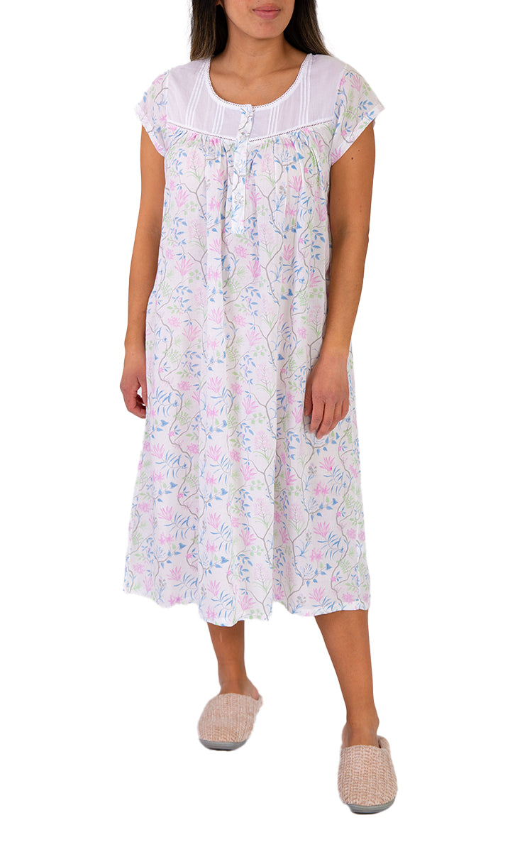 Senior womens summer cotton nighties for sale at natureswear for Australia and New Zealand