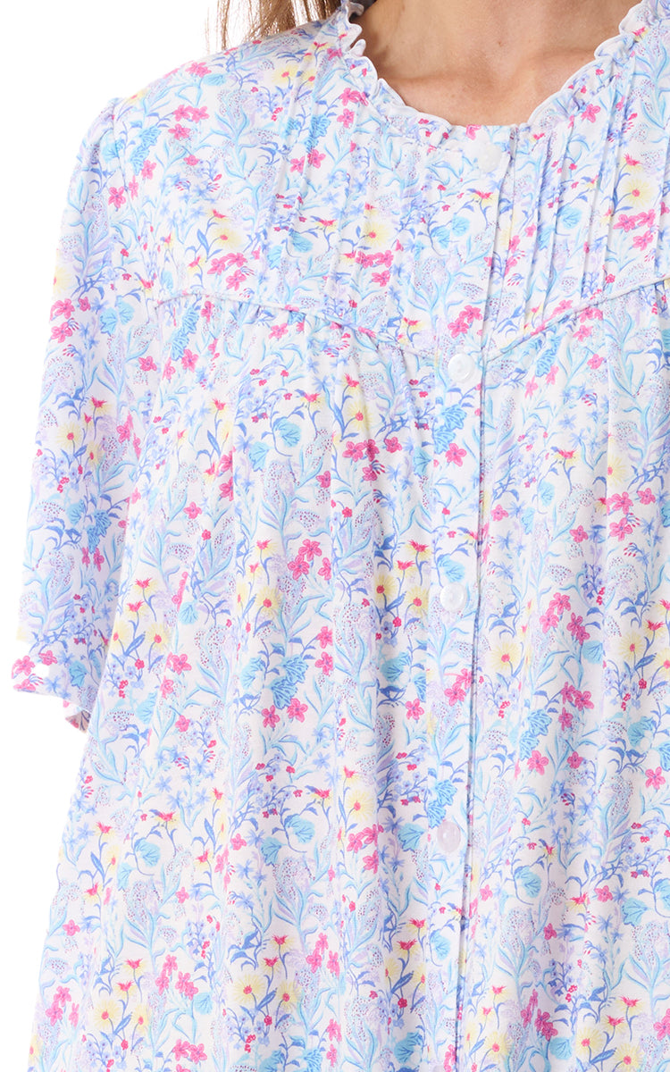 Givoni 100% Cotton Jersey Short Sleeve Brunchcoat In Jessi 8LP28J