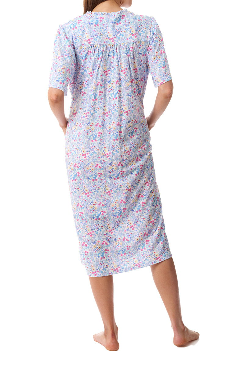 Givoni 100% Cotton Jersey Short Sleeve Brunchcoat In Jessi 8LP28J
