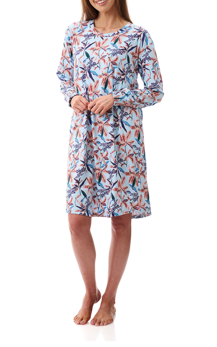 Givoni Super Soft Short Cotton/Bamboo Knit Nightgown Rylie 7LB67R