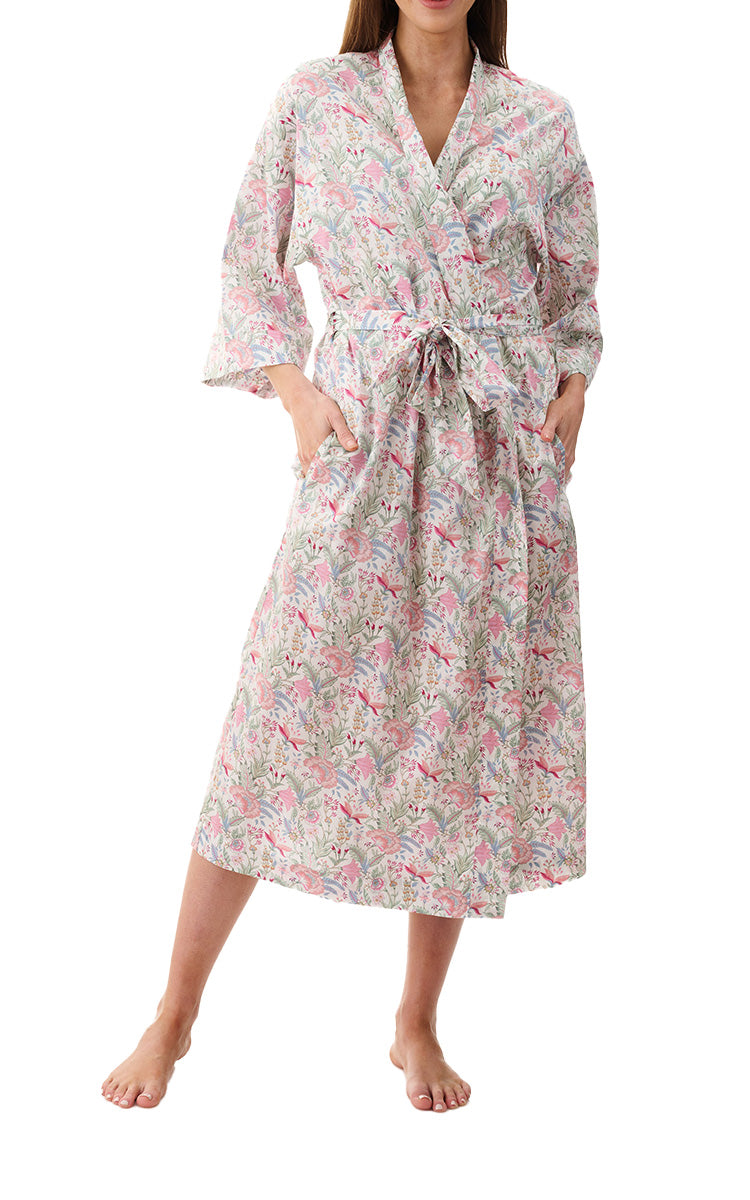 Givoni 100% Woven Cotton Robe In Viviene 6AC12V