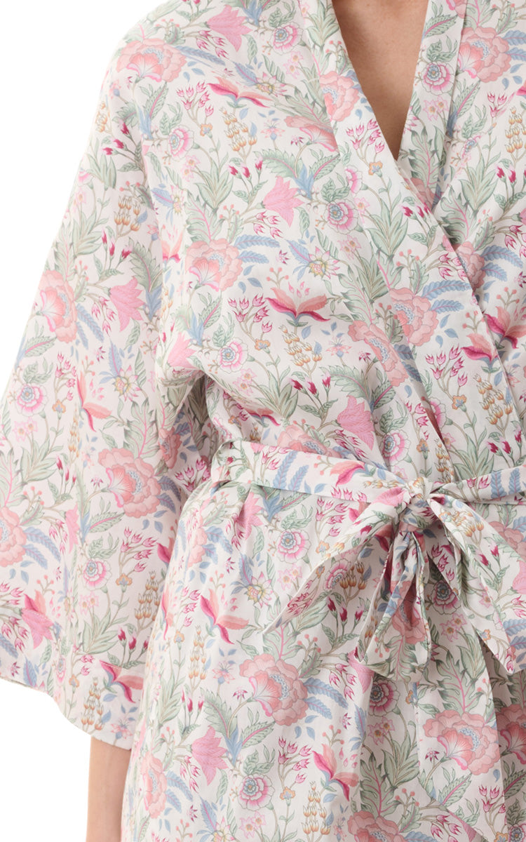 Givoni 100% Woven Cotton Robe In Viviene 6AC12V