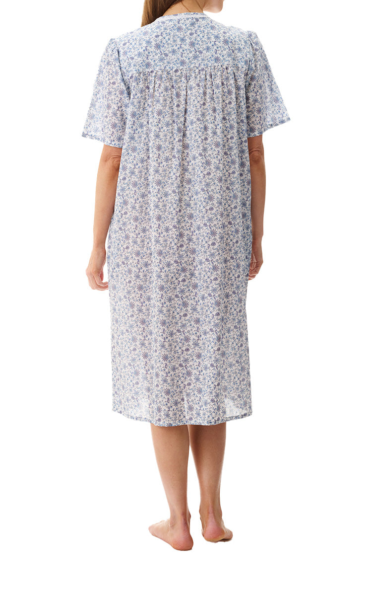 Givoni 100% Cotton Short Sleeve Brunchcoat In Astrid 6BV48A