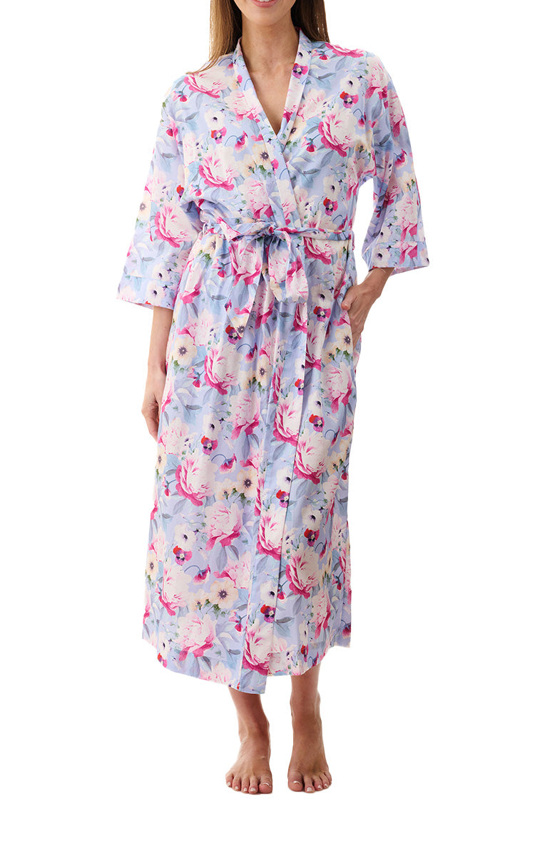 Givoni 100% Woven Cotton Robe In Wendy 6AC12W