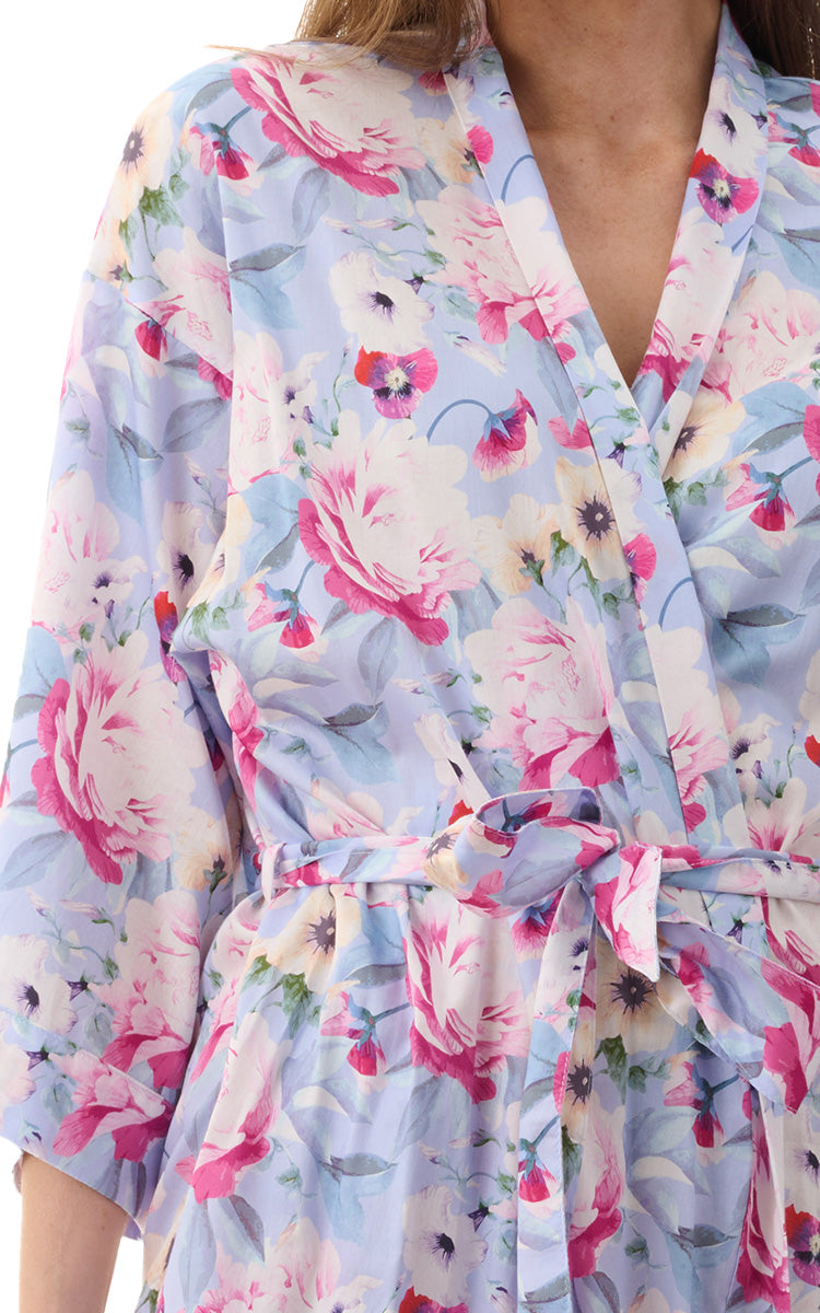 Givoni 100% Woven Cotton Robe In Wendy 6AC12W