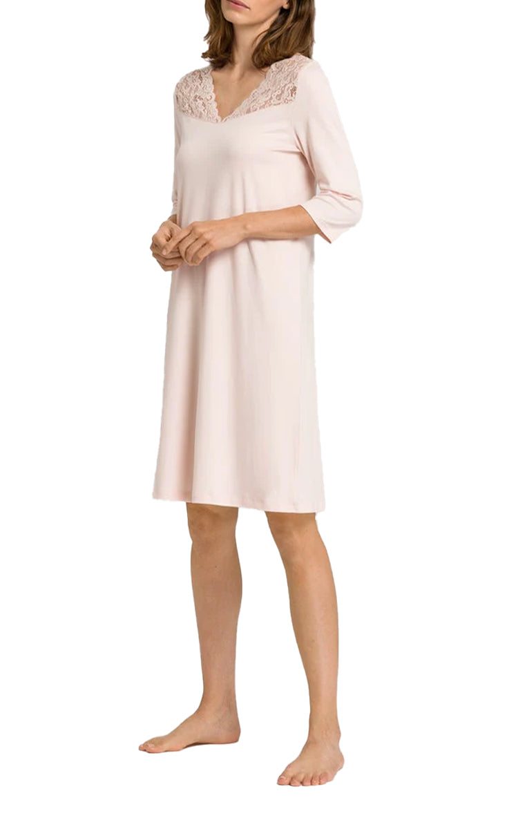 Woman wearing Hanro Moments Nightie Australia