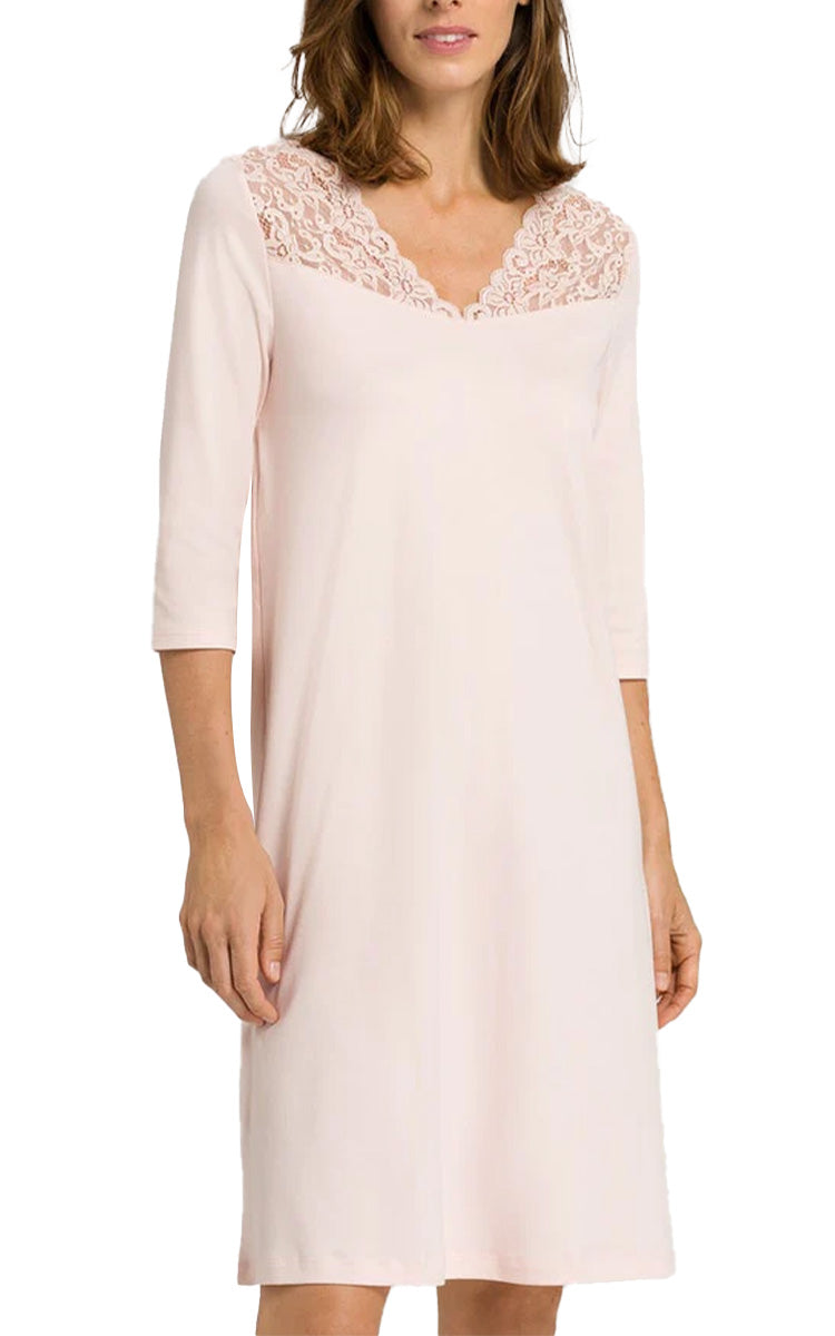 Woman wearing Hanro Moments Nightie Australia