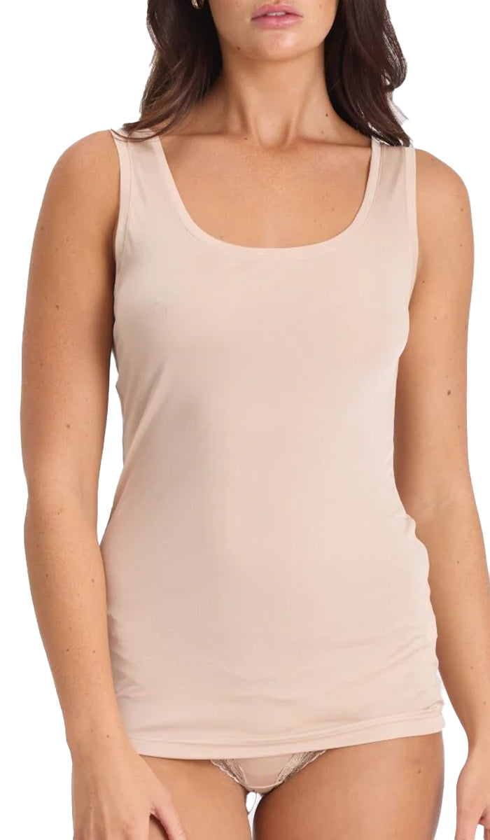 Love & Lustre 100% Silk Jersey Tank in Petal LL908
