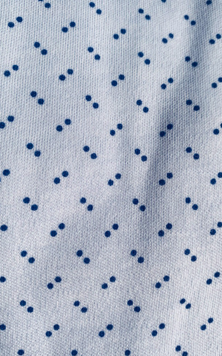 Schrank Polycotton Jersey Embroidered Nightgown In Blue SK236S