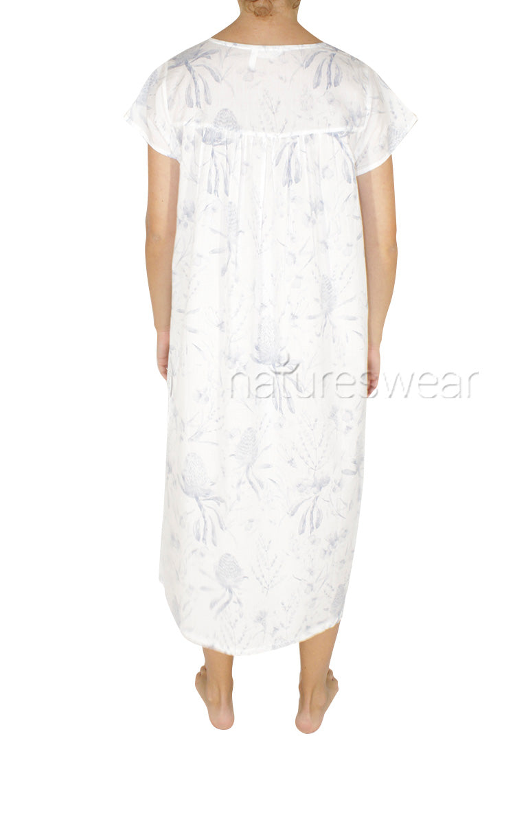 Woman wearing French Country summer nightie